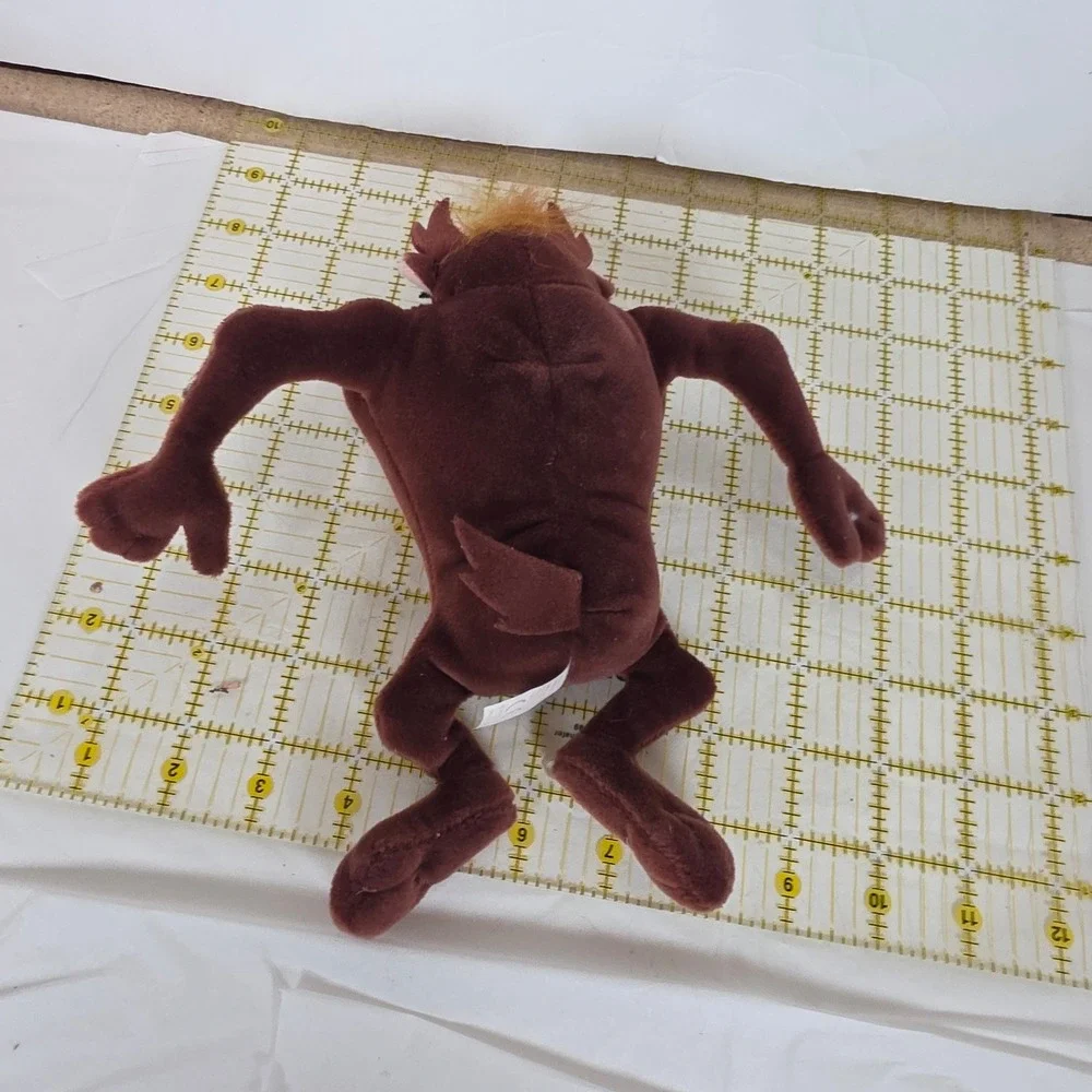 Ty Looney Tunes Taz Tasmanian Devil Plush 8 inch Beanie Baby 2011 Brown Toy